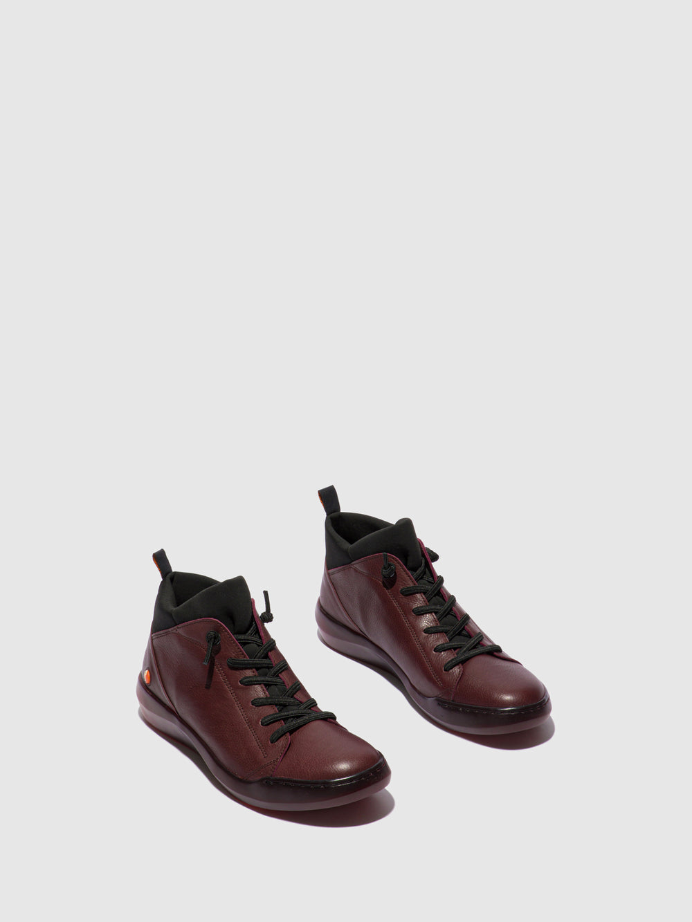 Botins com Atacadores BIEL549SOF WINE/BLACK NEOPRENE