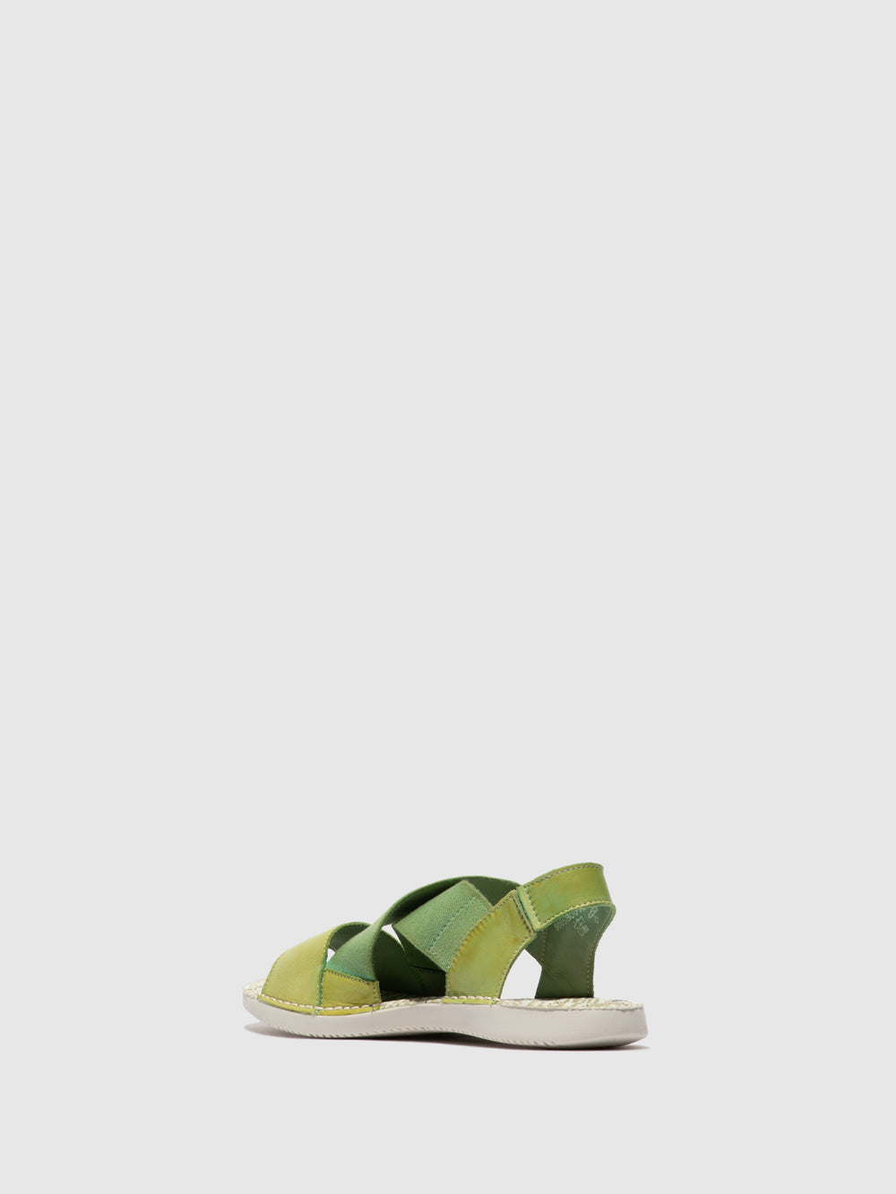 Sandálias com Tiras Cruzadas TEUL580SOF WASHED APPLE GREEN
