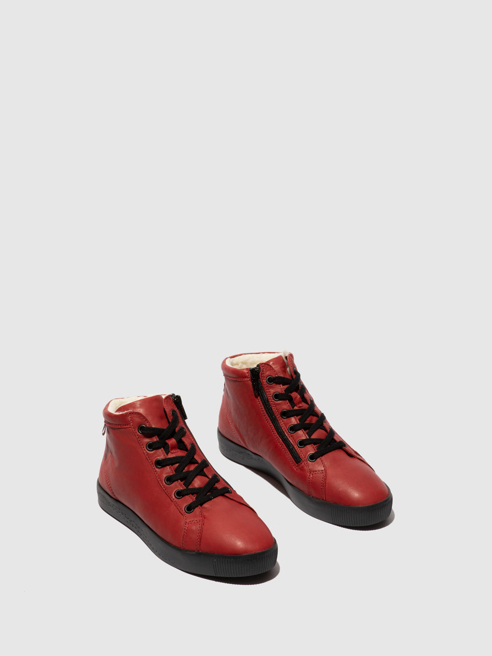 Botins com Fecho SAGE602SOF RED (W/BLACK SOLE AND LACE)