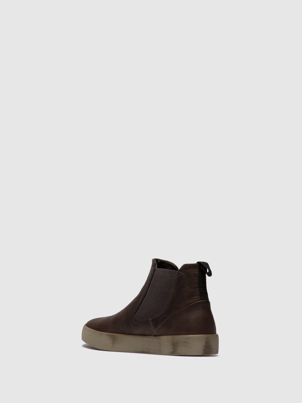 Botins Chelsea RYKE611SOF DK.BROWN