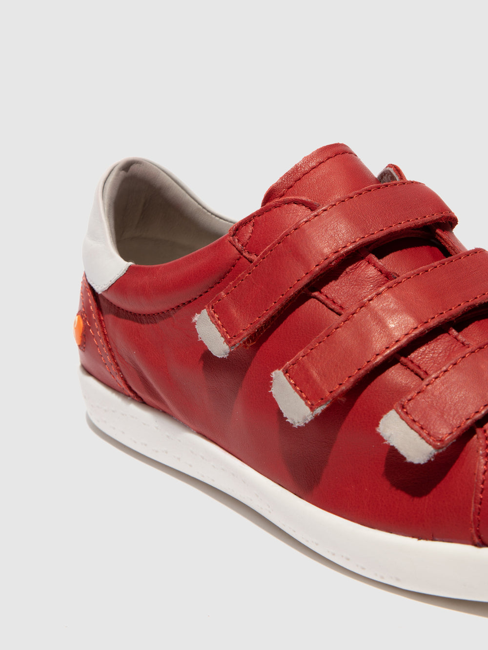 Ténis com Velcro ISRA627SOF SUPPLE CHERRY RED/WHITE