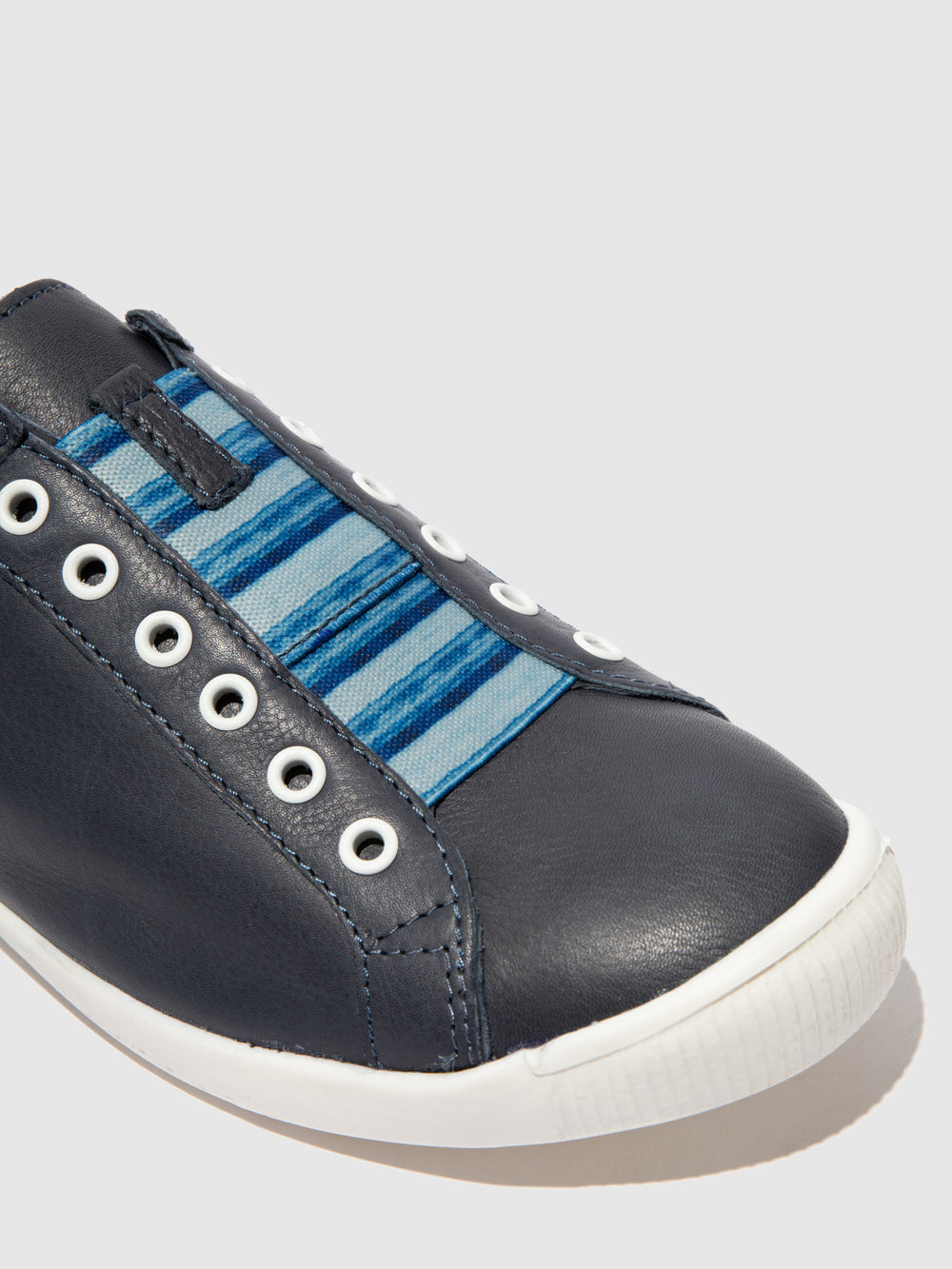 Ténis Slip-on IRIT637SOF SMOOTH NAVY W/ BLUE ELASTIC