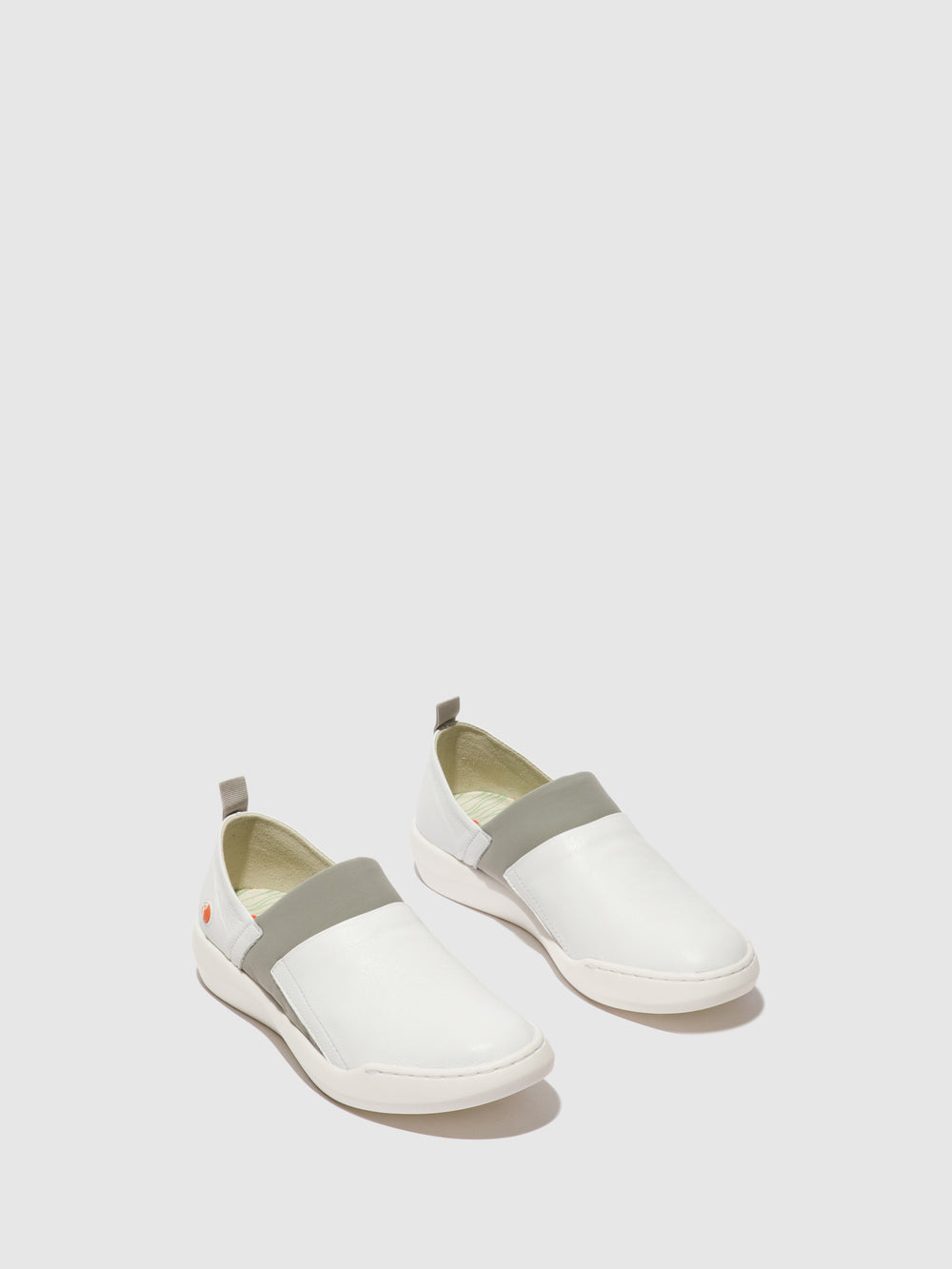 Sapatos Slip-on BAJU709 WHITE/GREY