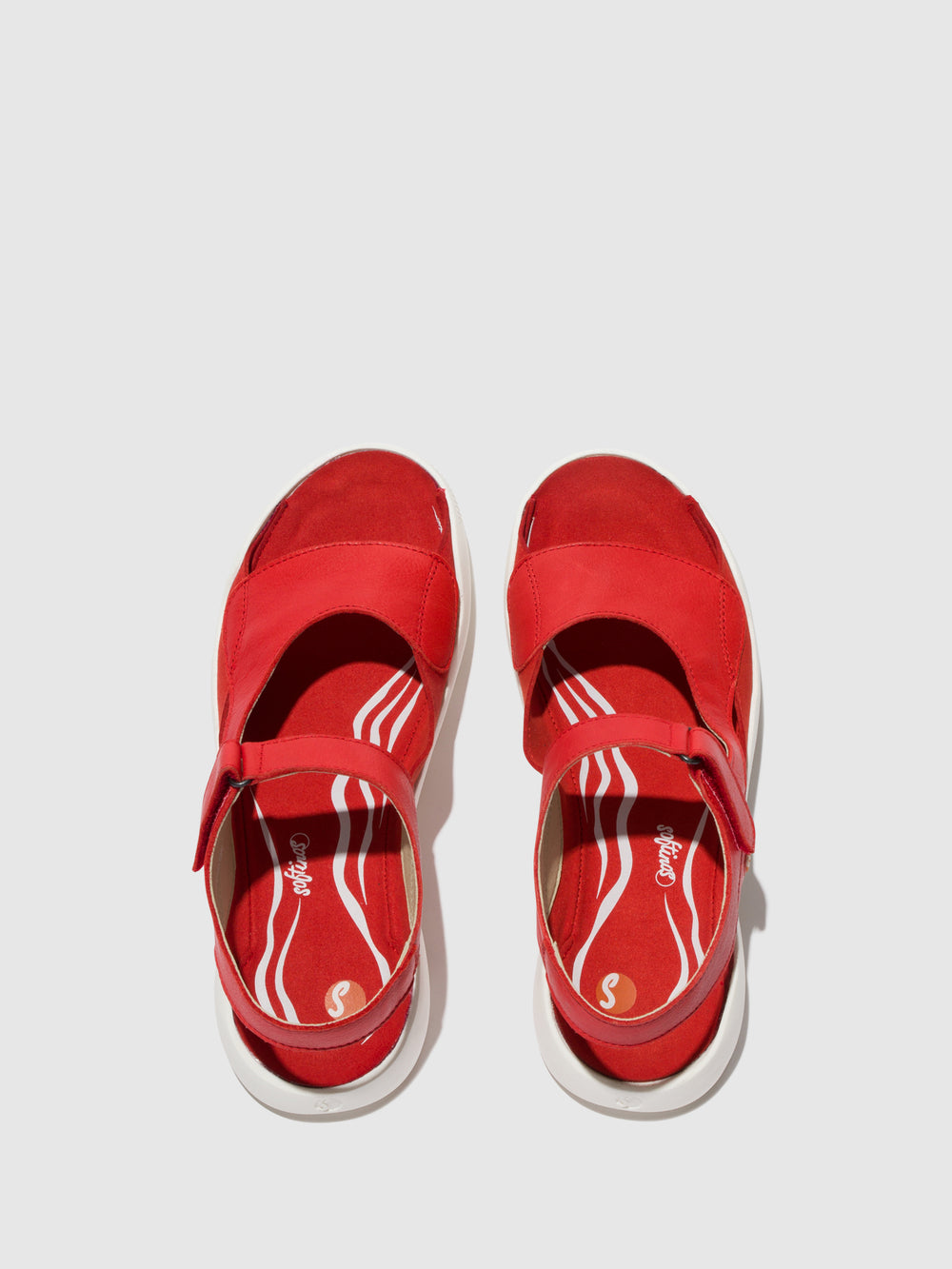 Sandálias com Tira no Calcanhar WEAL712SOF CHERRY RED
