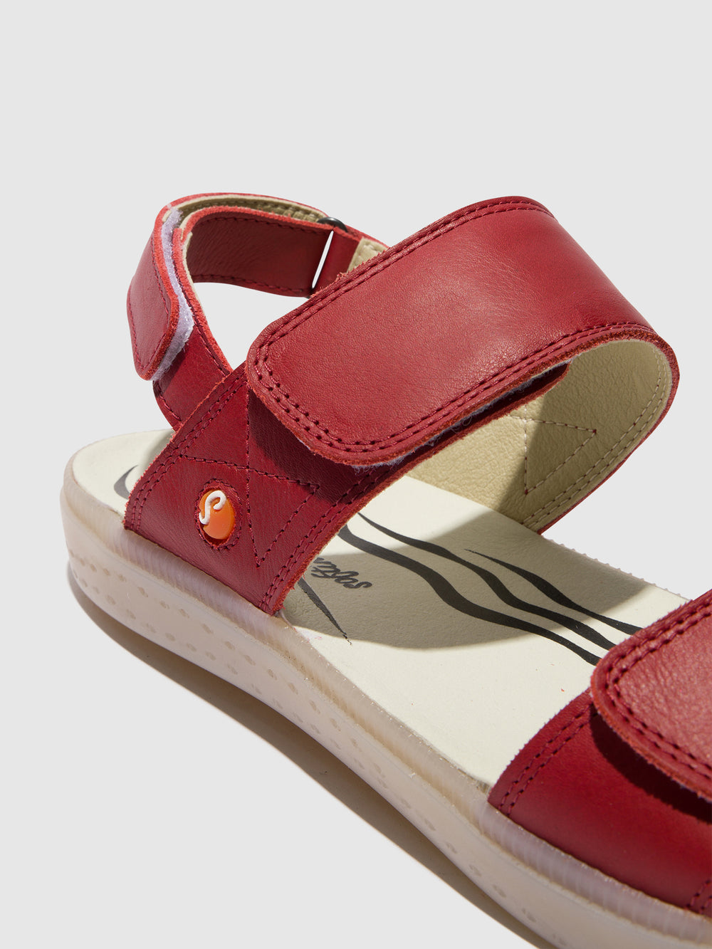 Sandálias com Velcro INDU753SOF RED