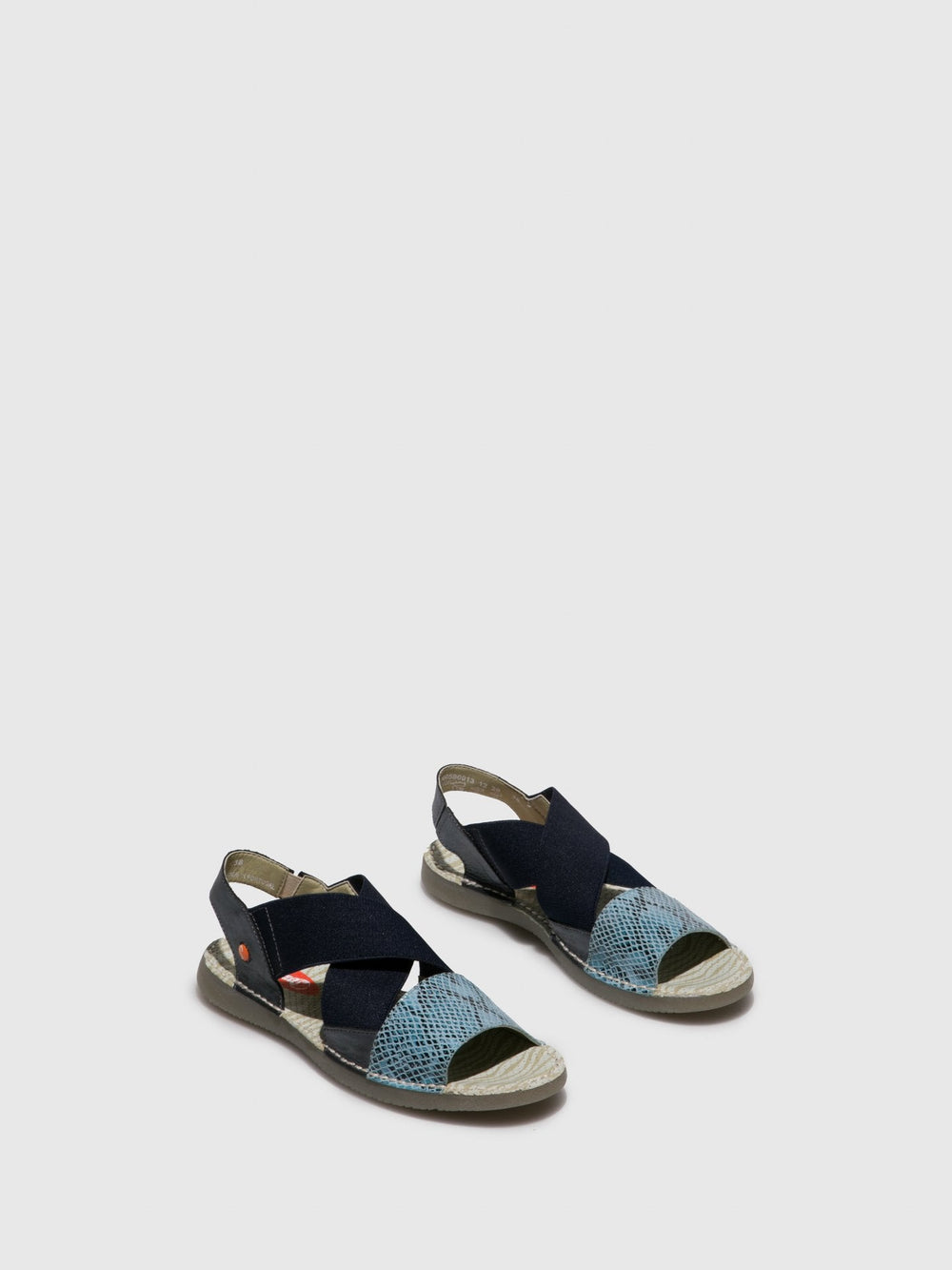 Sandálias com Tiras Cruzadas TEUL580SOF Blue