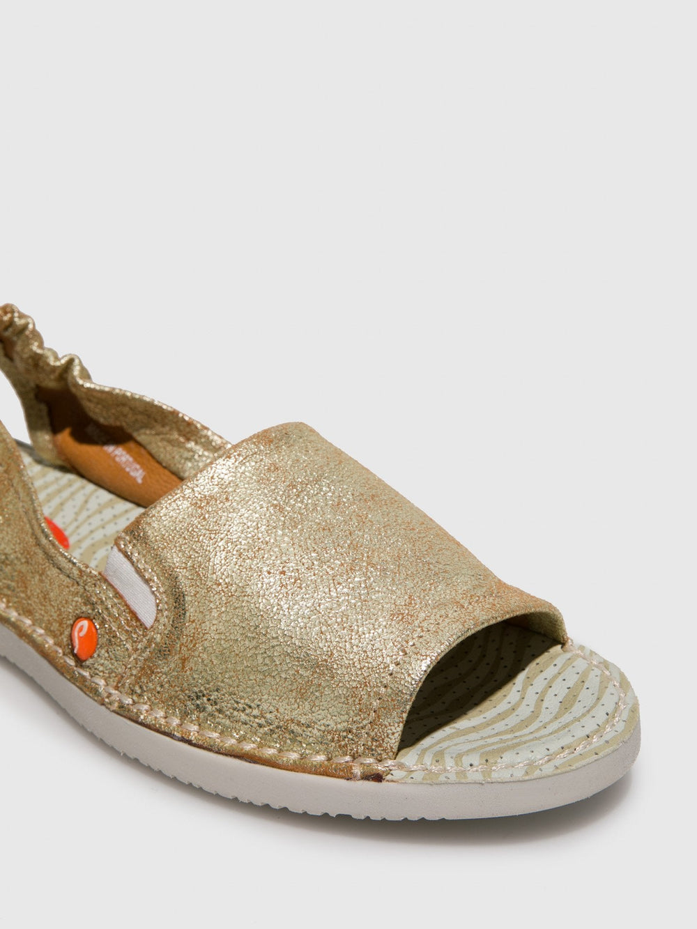 Sandálias com Tira no Calcanhar TEE430SOF Gold