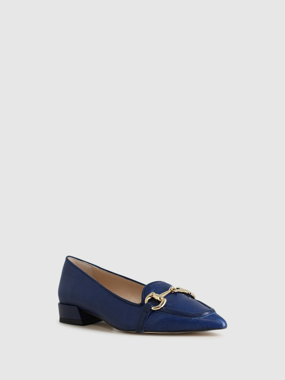 Sapatos Pontiagudos em Azul Marinho