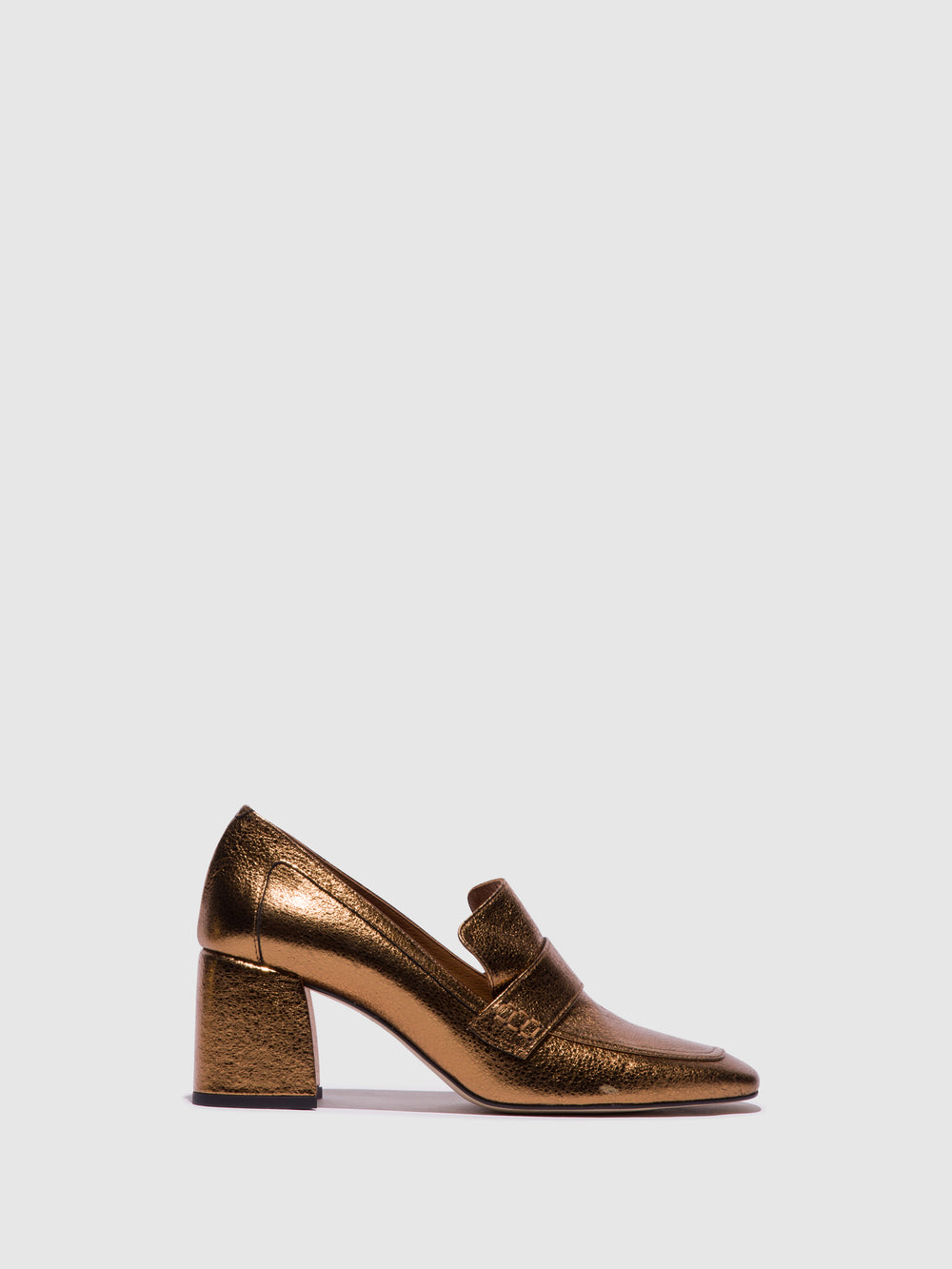 Sapatos Loafer em Bronze