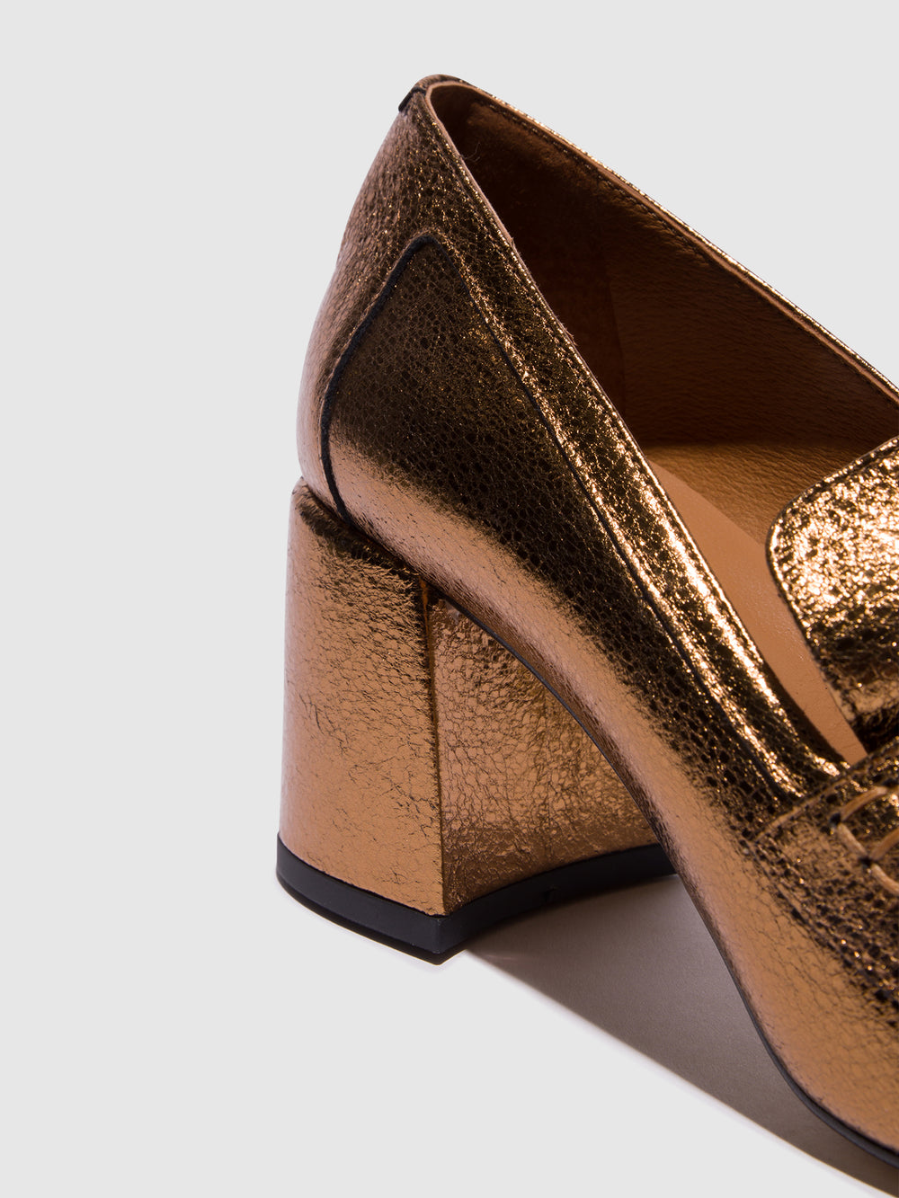 Sapatos Loafer em Bronze