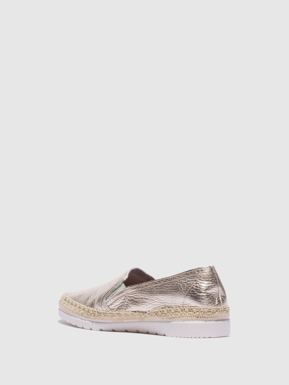 Sapatos Loafer em Dourado